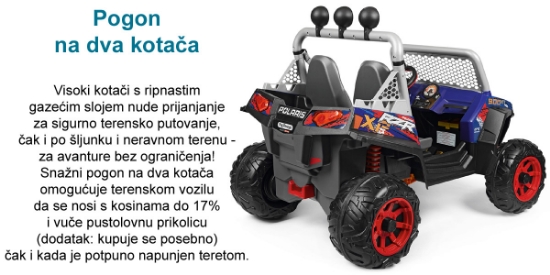 Slika Autić na akumulator 24V Polaris RZR 900 XP - Peg Perego