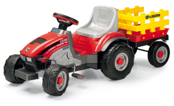 Prikažite detalje za Traktor na pedale Mini Tony Tigre - Peg Perego  Slika Traktor na pedale Mini Tony Tigre - Peg Perego