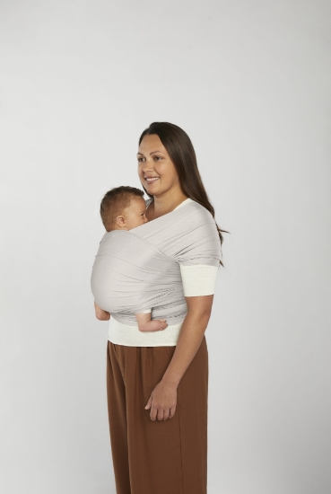 Slika  Aura marama Sustainable Mesh Soft Grey - Ergobaby 