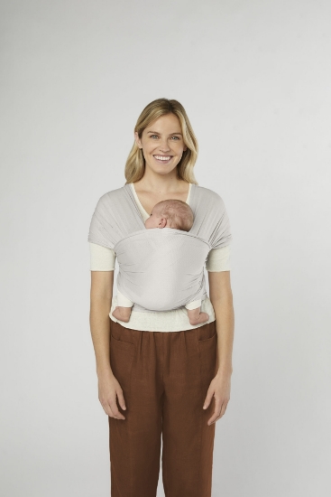 Slika  Aura marama Sustainable Mesh Soft Grey - Ergobaby 