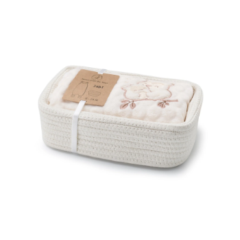 Slika Poklon košara; Vreća za spavanje TOG2, "Popcorn-owl", 6-24m Kenguru Gold 