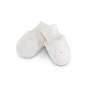 Slika  Rukavice "full-print"  za novorođenče - Kenguru Gold 