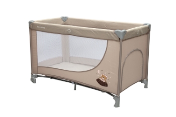 Slika Bertonne Sleeping Bear sklopivi krevetić, Beige 