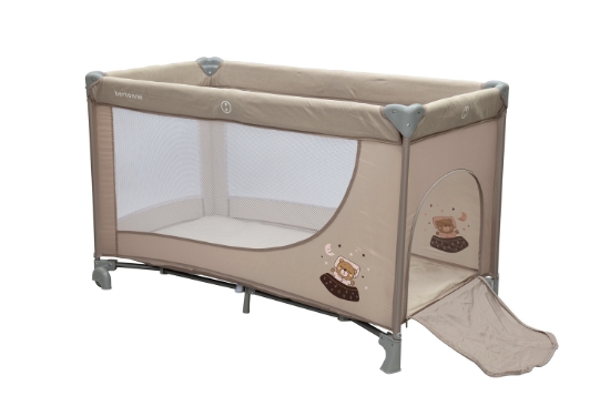 Slika Bertonne Sleeping Bear sklopivi krevetić, Beige 