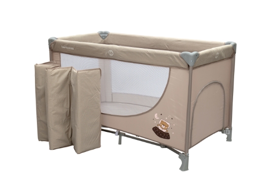 Slika Bertonne Sleeping Bear sklopivi krevetić, Beige 