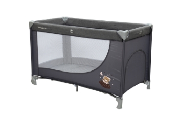 Slika Bertonne Sleeping Bear sklopivi krevetić, sivi 