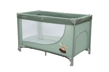 Slika Bertonne Sleeping Bear sklopivi krevetić, Green 