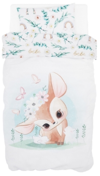 Slika Posteljina za djecu 5 djelna zelena čarolija BUBABA BY FREEON