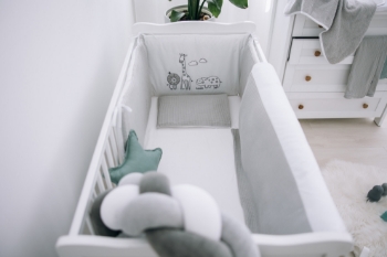 Slika Posteljina 6-djelna Safari, bijelo-siva BUBABA BY FREEON