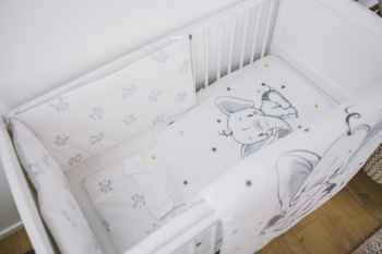 Slika Posteljina za djecu 6-djelna Zaigrani slonić BUBABA BY FREEON