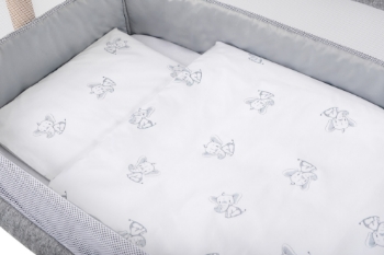 Slika Posteljina za kolijevku/košaru 5-djelna Slonić BUBABA BY FREEON