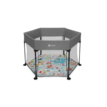 Slika Dječji vrtić Roel Hexagon Grey Multicolor 6 kutna - Lionelo 