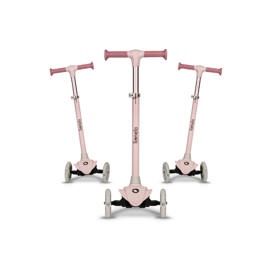 Slika Lionelo Jessy Pink Rose LED romobil za djecu 