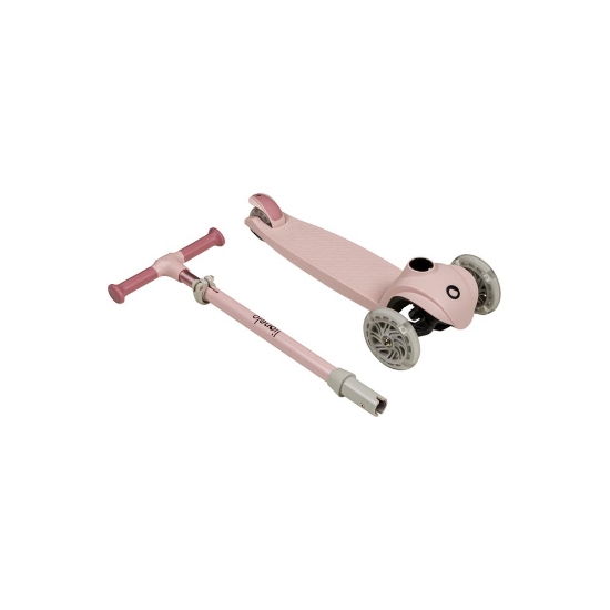 Slika Lionelo Jessy Pink Rose LED romobil za djecu 