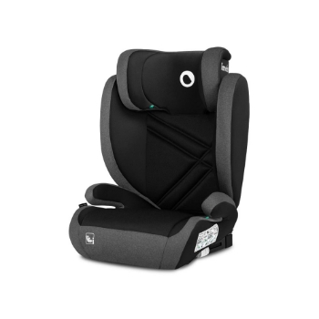 Slika Autosjedalica Hugo i-Size 15-36 kg (100-150 cm), Crna Siva Lionelo 