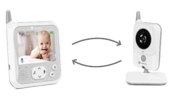 Slika Baby monitor dvosmjerni Babyline 7.1 s 8 melodija Lionelo