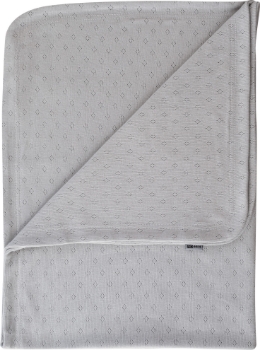 Slika Dekica Pointelle siva BUBABA BY FREEON