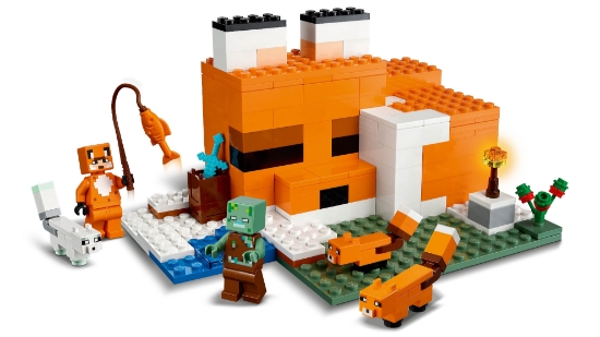 Slika LEGO® MINECRAFT® 21178 Lisičje prenoćište