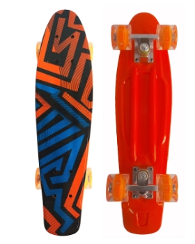 Slika  Skateboard sa svjetlom 43155 - FREE 2 MOVE