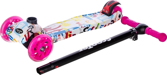 Slika  FREE 2 MOVE Zik Zak romobil, rozo-crni 67303 