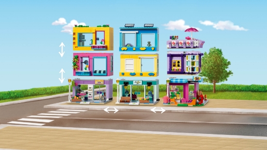 Slika LEGO® FRIENDS 41704 Zgrada u glavnoj ulici