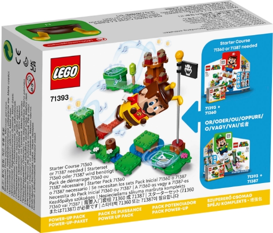 Slika LEGO® SUPER MARIO™  71393 Paket za energiju – pčela Mario