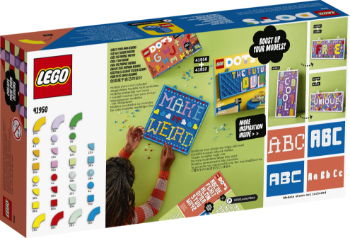 Slika LEGO® DOTS 41950 Mnogo DOTS dijelova – slova
