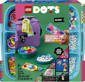 Slika LEGO® DOTS 41949 Veliki komplet privjesaka za torbu
