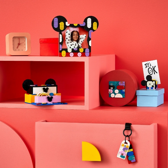 Slika LEGO® DOTS 41964 Kutija za povratak u školu Mickey i Minnie Mouse