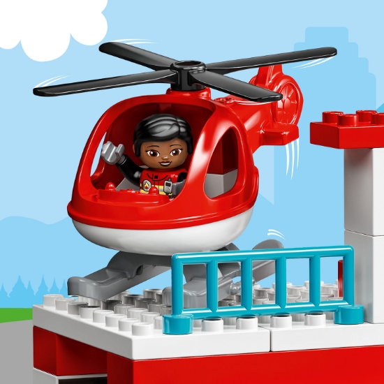 Slika LEGO® DUPLO® 10970 Vatrogasna postaja i helikopter