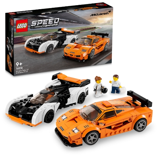 Slika LEGO® SPEED CHAMPIONS 76918 McLaren Solus GT i McLaren F1 LM