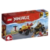 Slika LEGO® NINJAGO® 71789 Dvoboj Kaija u autu i Rasa na motociklu