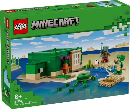 Slika LEGO® MINECRAFT® 21254 Kornjačina kuća na plaži