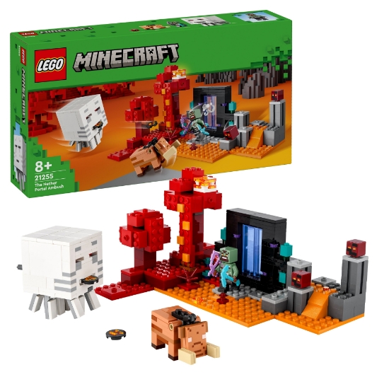 Slika LEGO® MINECRAFT® 21255 Zasjeda kod portala u Podzemlje