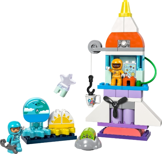 Slika LEGO® DUPLO® 10422 3-u-1 pustolovina u svemirskoj letjelici