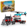 Slika LEGO® CREATOR 31146 Kamion s ravnom prikolicom i helikopter