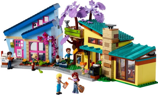 Slika LEGO® FRIENDS 42620 Obiteljske kuće Ollyja i Paisley