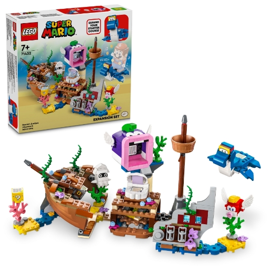 Slika LEGO® SUPER MARIO™ 71432 Dorrie u podvodnoj pustolovini na olupini – proširena staza