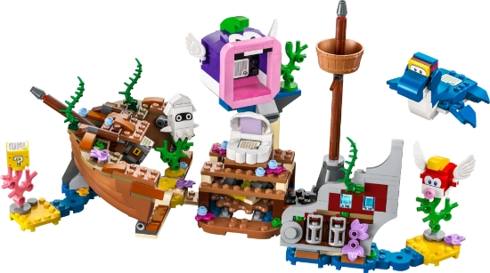 Slika LEGO® SUPER MARIO™ 71432 Dorrie u podvodnoj pustolovini na olupini – proširena staza