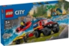 Slika LEGO® CITY 60412 Vatrogasni terenac s čamcem za spašavanje