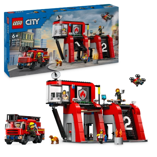 Slika LEGO® CITY 60414 Vatrogasna postaja i vatrogasni kamion