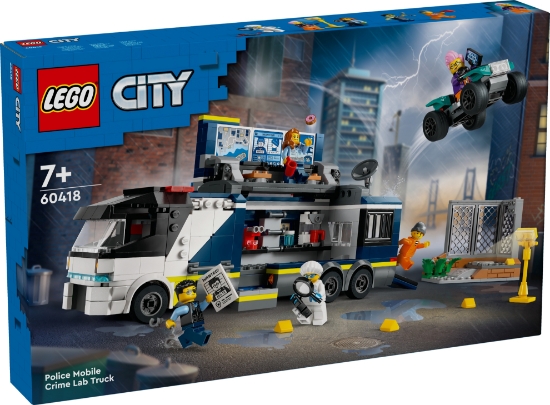 Slika LEGO® CITY 60418 Kamion s forenzičkim laboratorijem