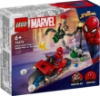 Slika LEGO® SUPER HEROES 76275 Utrka na motociklima: Spider-Man protiv Doca Ocka