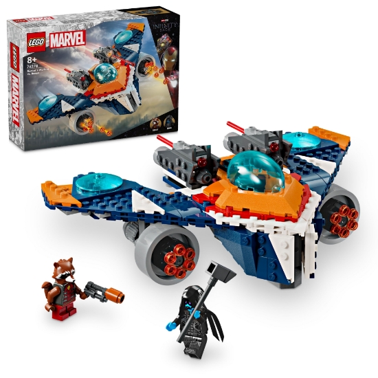 Slika LEGO® SUPER HEROES 76278 Rocketov Warbird protiv Ronana