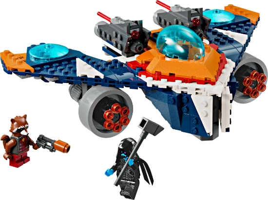 Slika LEGO® SUPER HEROES 76278 Rocketov Warbird protiv Ronana