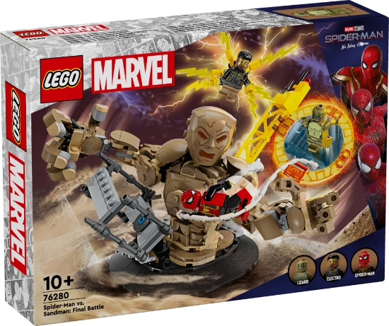 Slika LEGO® SUPER HEROES 76280 Spider-Man protiv Sandmana: Konačna bitka