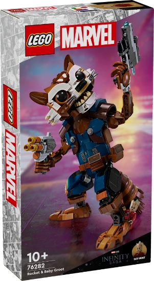 Slika LEGO® SUPER HEROES 76282 Rocket i mali Groot