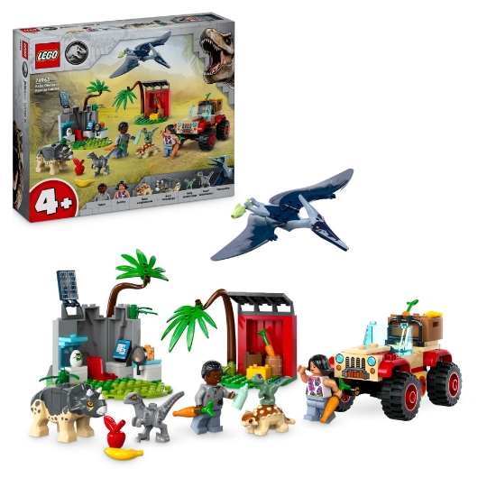 Slika LEGO® JURASSIC WORLD™ 76963 Centar za spašavanje malih dinosaura