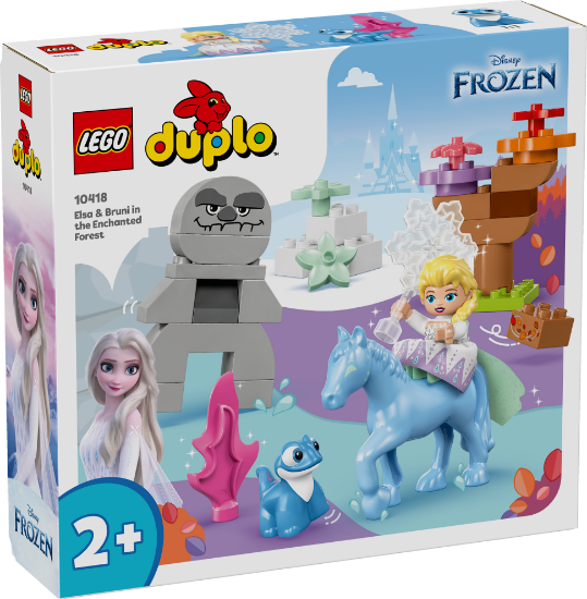 Slika LEGO® DUPLO® 10418 Elza i Bruni u začaranoj šumi