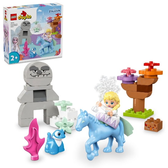 Slika LEGO® DUPLO® 10418 Elza i Bruni u začaranoj šumi